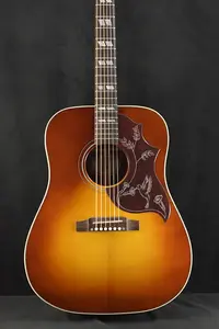 Gibson Hummingbird Studio Розовое дерево Атласное Розовое дерево Взрыв цвета