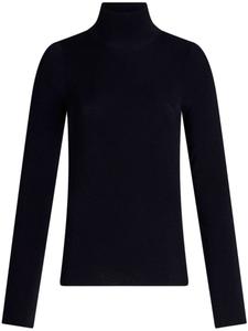 ETRO шерстяной джемпер с высоким воротом, синий