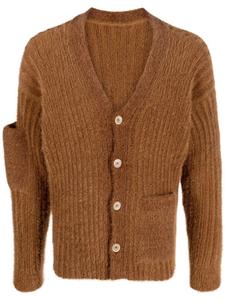 Jacquemus кардиган Le Neve на пуговицах, коричневый