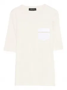 Футболка с круглым вырезом Fabiana Filippi, нейтральный