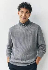 Классический крой, клетчатый оксфордский джемпер-накидка Next, Grey