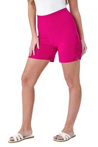 Эластичные шорты с кружевной отделкой Roman, розовый