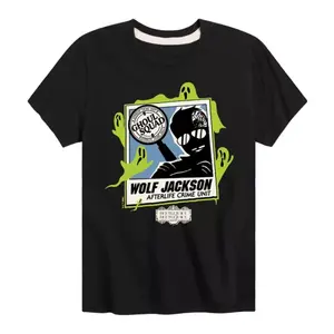Футболка Beetlejuice 2 Wolf Jackson с рисунком для мальчиков 8-20 лет Licensed Character, черный