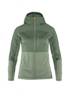 FJÄLLRÄVEN Флисовая куртка Abisko Trail Fleece W оливкового цвета