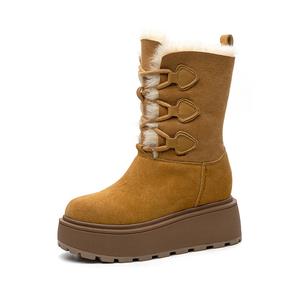 Зимние ботинки женские Shoe cabinet floral language, Yellow