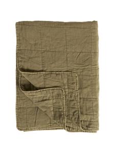 Классическое хлопковое одеяло оливкового цвета IB Laursen