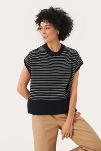 Вязаный жилет Part Two Nataya, ночной синий