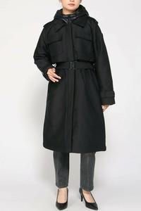 Стеганый тренч