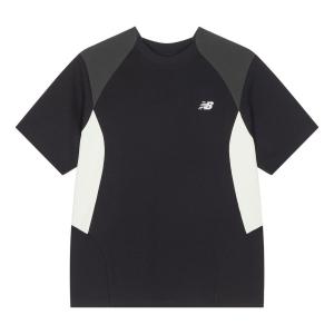 Футболка New Balance x LiangDong Color Block T-Shirt 'Black', черный