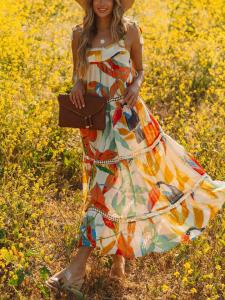 Платье Milan Kiss, цвет orange/creme