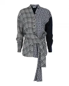 Рубашка с двойным принтом Salvatore Ferragamo