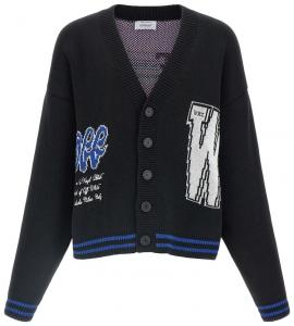 Кардиган Off-White 00 Glide Diagonal Varsity Knit Cardigan