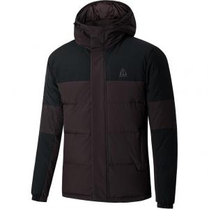 361° Пуховик мужской Dark Tea Brown/Super Black