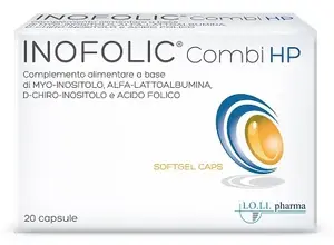 Inofolic Combi HP 20 капсул с фолиевой кислотой и инозитолом Lo.Li.Pharma
