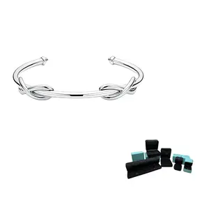 TIFFANY & CO. Браслет из стерлингового серебра 925 пробы Unisex Silver