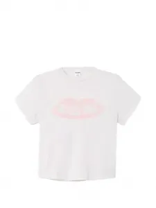 Футболка с принтом RE/DONE, белый