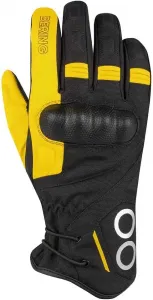 Водонепроницаемые женские мотоциклетные перчатки BERING Zephyr, черно-оранжевые, размер S, lemon tree