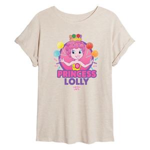 Футболка Candy Land Princess Lolly большого размера для юниоров Hasbro, бежевый