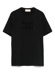 Elisabetta Franchi La Mia Bambina футболка с логотипом, черный