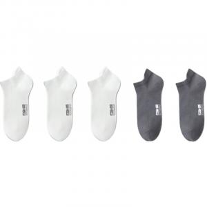 Носки Unisex WARRIOR, 5 pack (3 белый+2 серый)