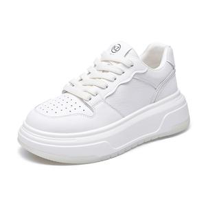Нескользящие, износостойкие, легкие, влагоотводящие, низкие кроссовки для скейтбординга для женщин KEJIANNI, White