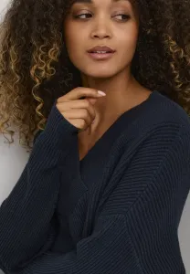 Свитер с v-образным вырезом cuolivia Culture, Salute