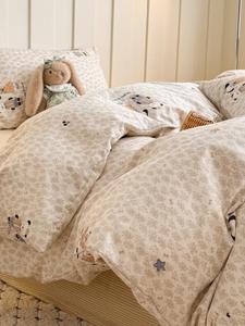 MIDO HOUSE Комплект постельного белья 3 предмета, простыня 90 см, пододеяльник 150x200 см