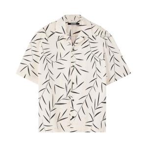 Топ Jacquemus La Chemise Fonccio, Print Foliage Off White