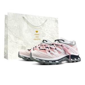 XT Quest Cushioning Waterproof And Breathable Low top Mountaineering Hiking Shoes Unisex SALOMON, розовый mist-shopping bag