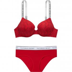 Victoria's Secret Женский комплект нижнего белья красный