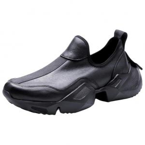 Водонепроницаемые и дышащие легкие низкие массивные кроссовки для мужчин ZUOSAISI, Black