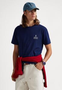 Футболка Polo Ralph Lauren CLASSIC FIT LOGO JERSEY T-SHIRT, Newport Navy/Dark Blue