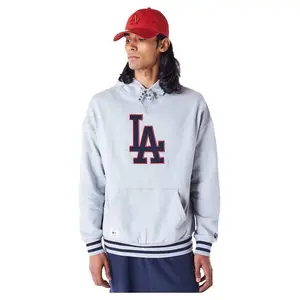 Худи New Era MLB Rib Infill Los Angeles Dodgers, серый