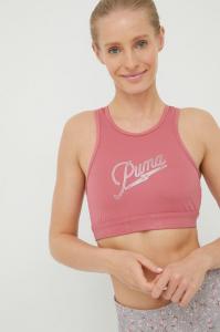 Мото спортивный бюстгальтер Puma, розовый