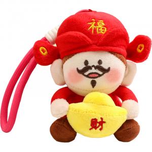 Плюшевый кулон пять богов богатства для привлечения процветания, высота 15см LEWAHON