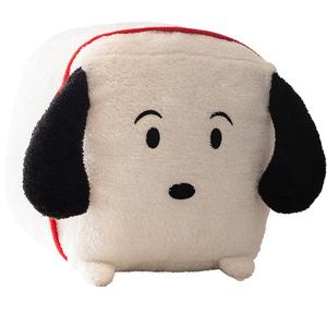 Супер милый куб собака практичный сидячий и надежный для хранения кукол плюшевая кукла Click, Block Dog