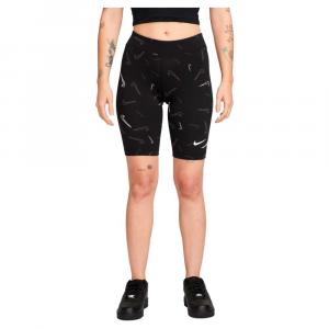 Леггинсы спортивные Nike Sportswear Aop Print, черный