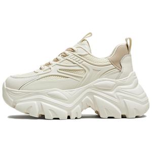 TATA Дышащие массивные кроссовки женские низкие белые, цвет White