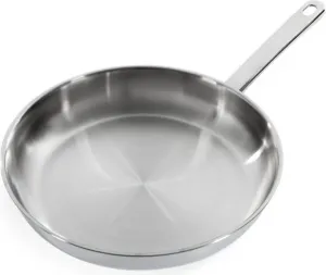 Сковорода BK из светлой нержавеющей стали - ø 28 см - без антипригарного покрытия B+K