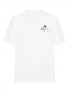 Футболка с вышитым логотипом AMIRI, белый