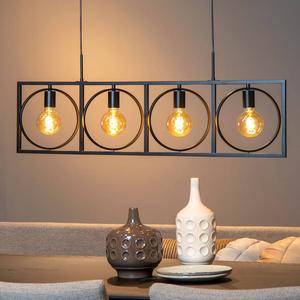 Подвесной светильник Lucide Suus, железо - черное