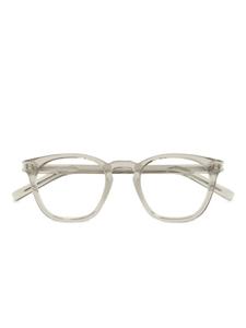 Очки в квадратной оправе Saint Laurent Eyewear, серый