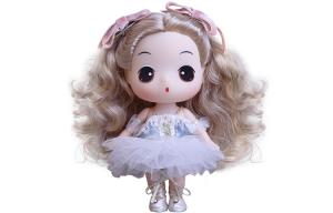 Маленькая кукла для балетных нарядов, реалистичная милая кукла смешанной расы, 18см шарнирная кукла Ddung