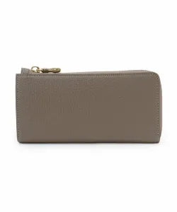 Удлинённый кошелек с застежкой-молнией L-Zip Toff&Loadstone, цвет Greige (010)