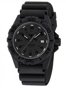 KHS Мужские часы Reaper MKII Black с дайверским ремешком