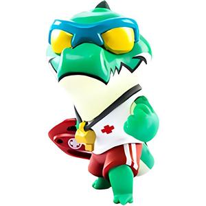 Фигурка chibi riven из league of legends, коллекция swimming pool party LOL