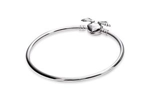 Браслет Pandora Moments с крылатым сердцем Pandora, серый