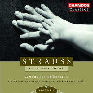 Диск CD Strauss R.: Symphonic Poems, Vol. 2: Symphonia domestica / Till Eulenspiegels lustige Streiche / Macbeth / Don Quixote / Also sprach Zarathustra - Richard Strauss, Neeme Järvi, Raphael Wallfisch, Scottish National Orchestra