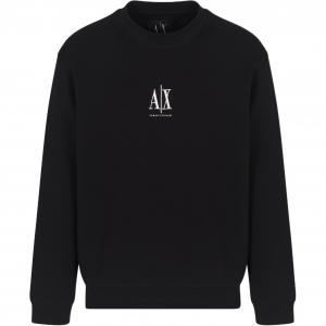 Толстовка с вышитым логотипом Armani Exchange, черный