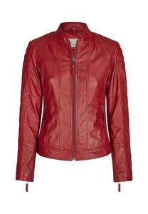 Кожаная куртка СЕВИНЬИ 7eleven, красный